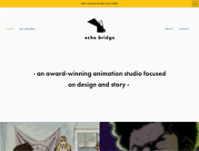 Tablet Screenshot of echo-bridge.com